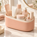 xeqvynur Peach Divided Vanity Organizer — main view