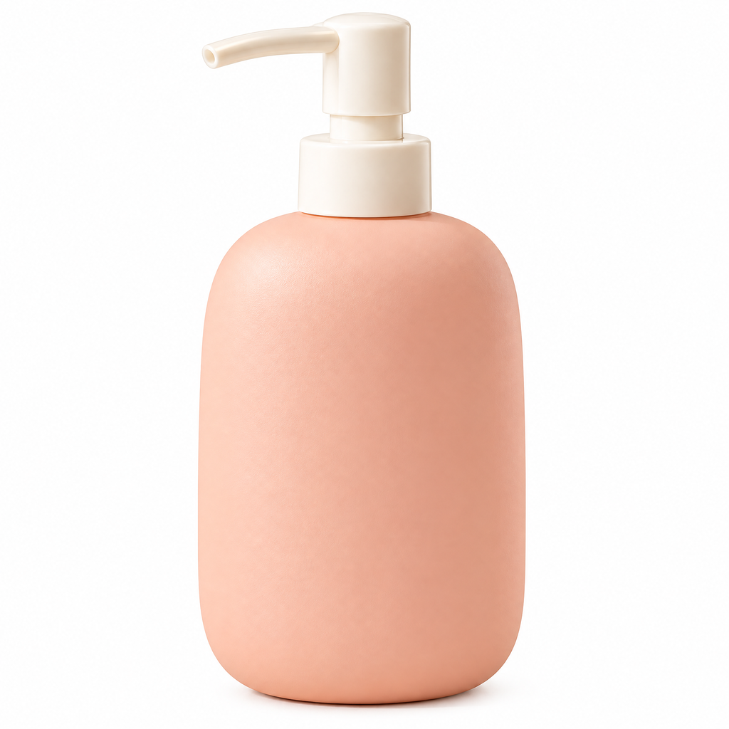 xeqvynur Peach Soap Dispenser — isolated product
