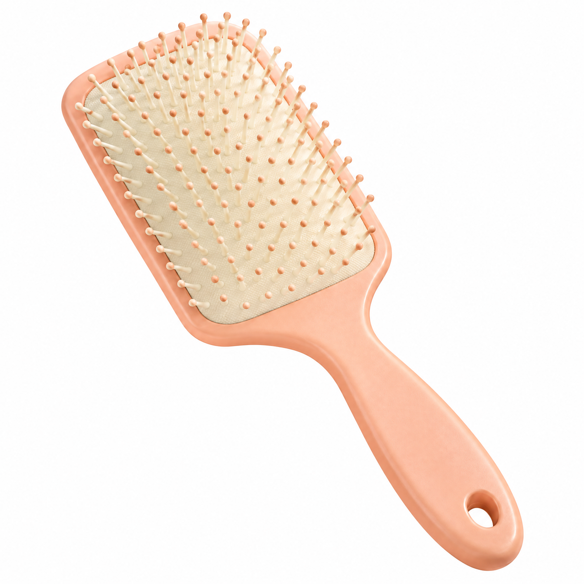xeqvynur Peach Cushion Paddle Brush — isolated product